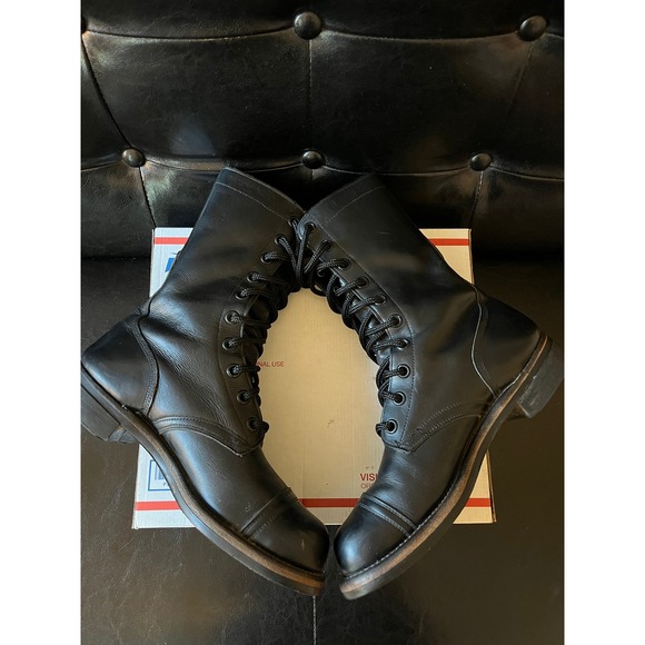 Vintage 1961 Vietnam Era Military Combat Boots